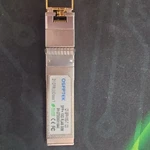 Qsfptek Sfp+ 10GBPS RJ-45 Cat 6 Ethernet Network Switch Module Used. Price: $25.00.