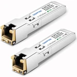 Qsfptek 2PACK 10GBASE-T Module To RJ45 Copper 10GBE Ethernet New. Price: $90.79.